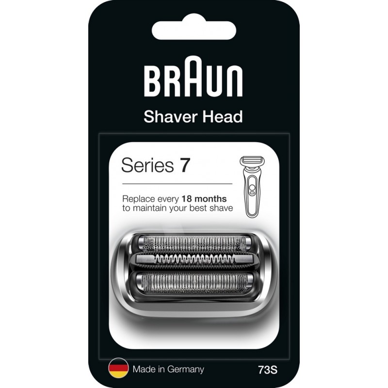 Tête de rasoir BRAUN 73S, cassette pour rasoir électrique Series 7 SH5764  argent nouvelle génération - Le comptoir du Barbier