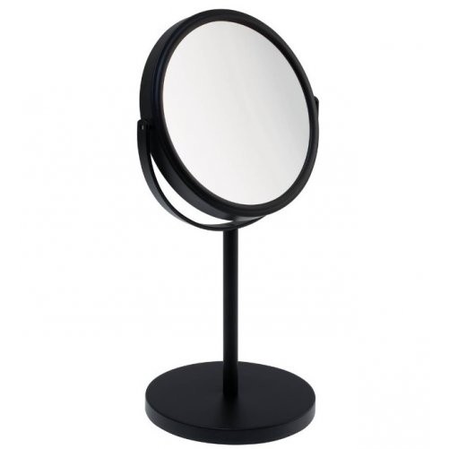 Miroir grossissant, X10, sur pied, miroir maquillage, de rasage, lumineux,  argent chrome diamètre 19 cm - Le comptoir du Barbier