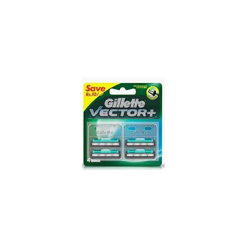 Lames Gillette Vector Plus, boite de 4.